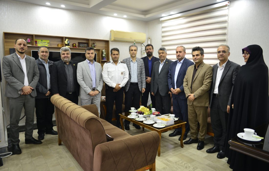 حضور هیئت مدیران ارشد سازمان منطقه آزاد انزلی در بخش خشکبیجار