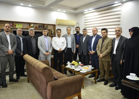حضور هیئت مدیران ارشد سازمان منطقه آزاد انزلی در بخش خشکبیجار