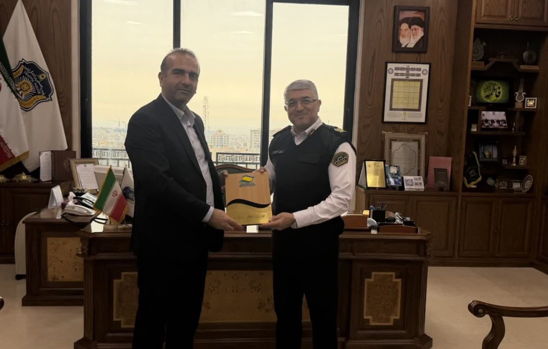 دیداررئیس پلیس راهور فراجا و مدیرعامل منطقه آزاد انزلی