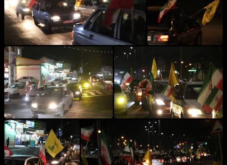 کاروان خودرویی ایرانِ جان در پیربازار 